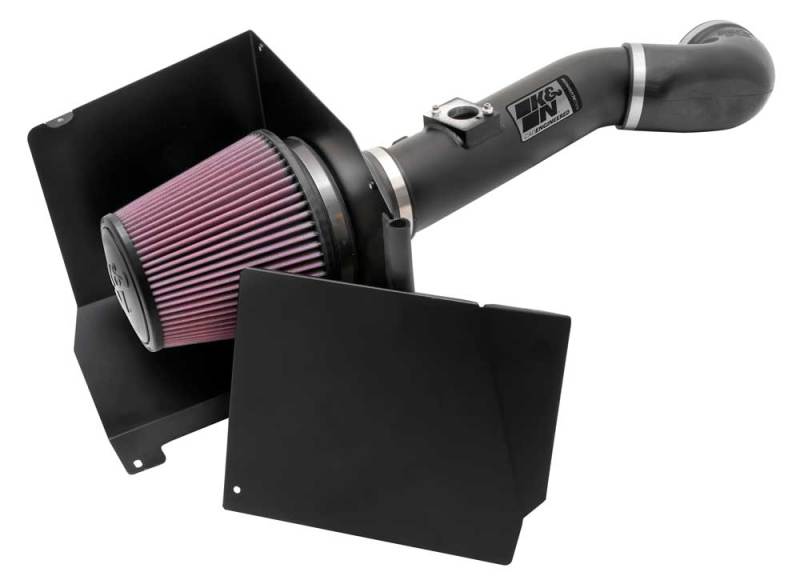 GMC Sierra 2500 HD Performance Air Intake - K&N Engineering - 77 Series, Mandrel-Bent Aluminum Tube, Oiled Cotton Filter - `11-`13